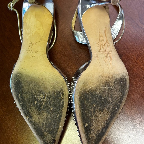 Beautiful Giuseppe Zanotti embellished ankle strap pumps EUC EU 39 - Picture 6 of 9